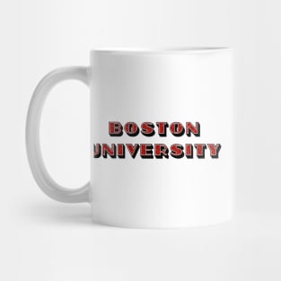 bostn glitter lettering Mug